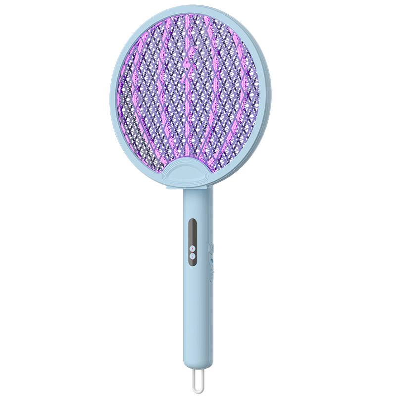 Handheld Mosquito Racket Bat Rechargeable Electric Fly Mosquito Trap Killer Lamp Bug Zapper Racket Mosquito Repellent Swatter
