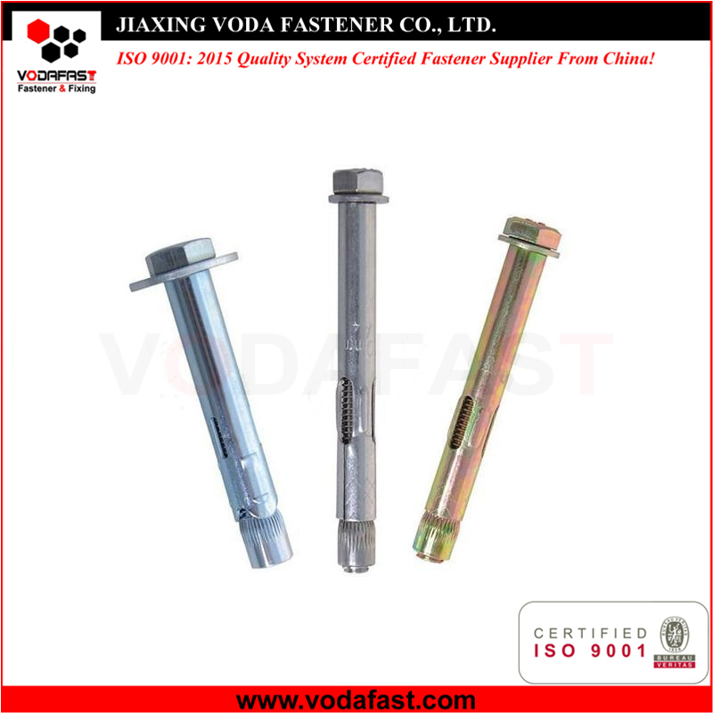 Vodafast Carbon Steel Sleeve Anchor Expansion Bolt with Hex Nut for Construction