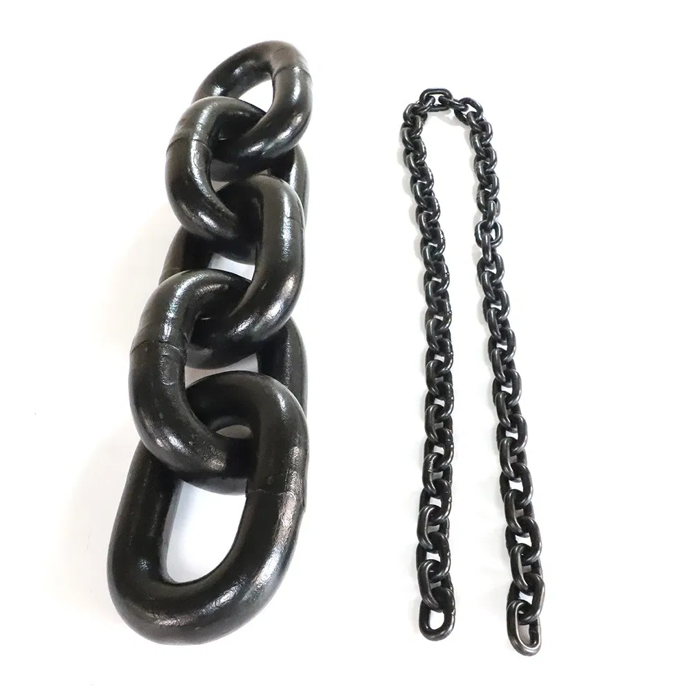Manufactured From High Strength G80 22mncrni Steel Load Chain Link Chain