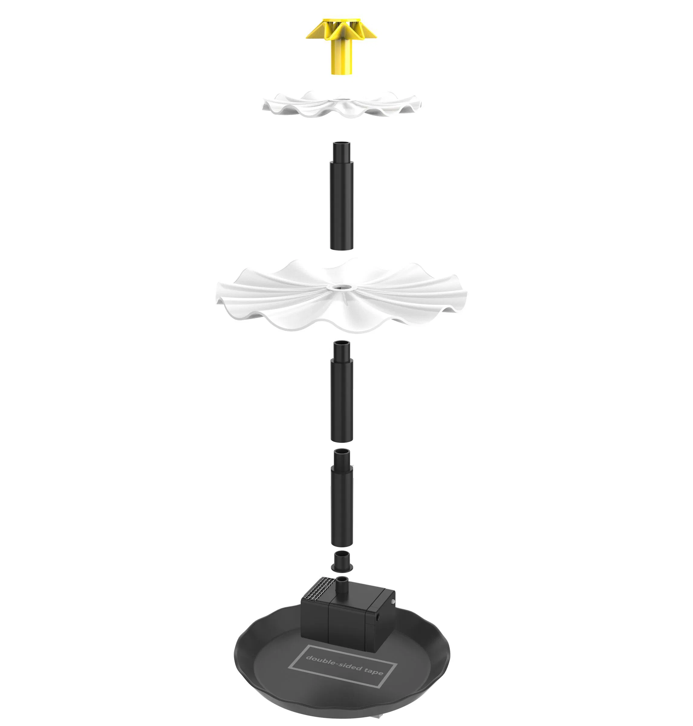 Attractive 2W Solar Powered Fountain for Enhancing Outdoor Environments