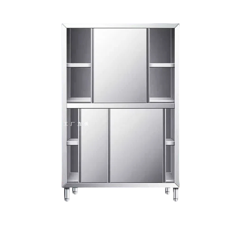 Lockable Stainless Steel Cupboard Protects Valuables