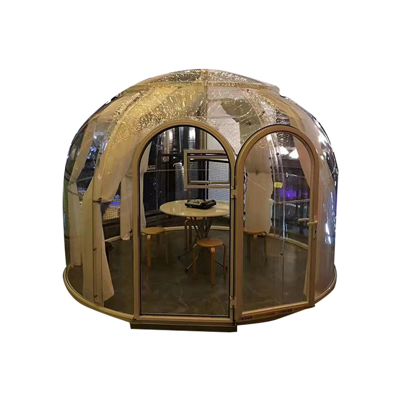Net Red Bubble House 4 Meters Diameter Spherical Tent Transparent House Wind and Rain Resistant Easy to Install