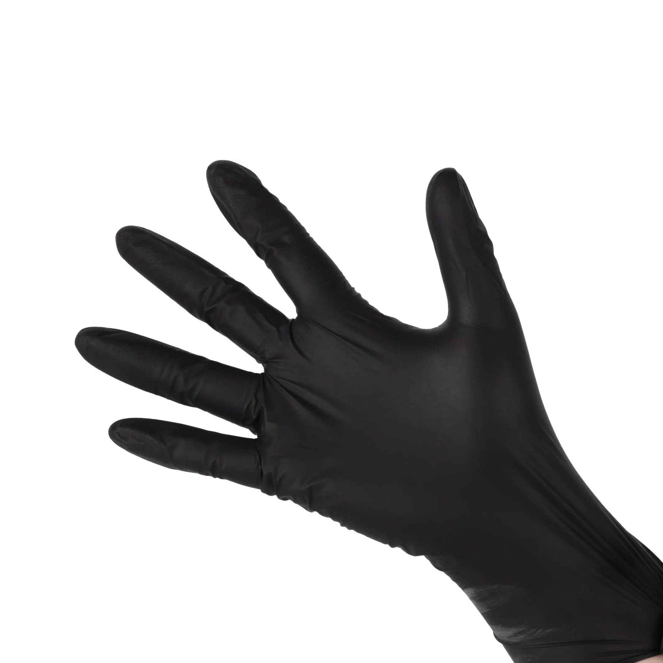 Disposable Industrial Electronics Black Nitrile Glove