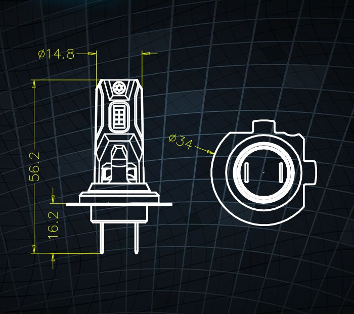 Deerxuan D6 LED Car Headlight Bulb