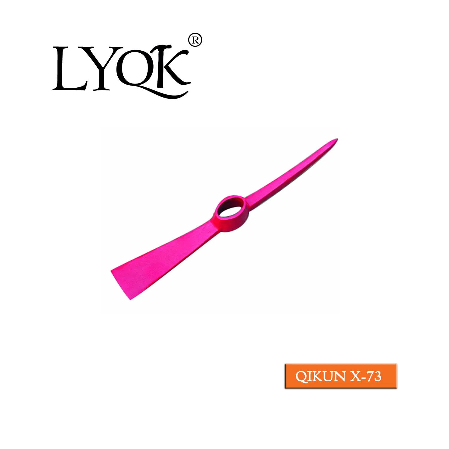 X-69 High Quality Rail Steel 65mn Agriculture Farm Garden Hardware Hand Tools Pick Head Mattock Pickaxe