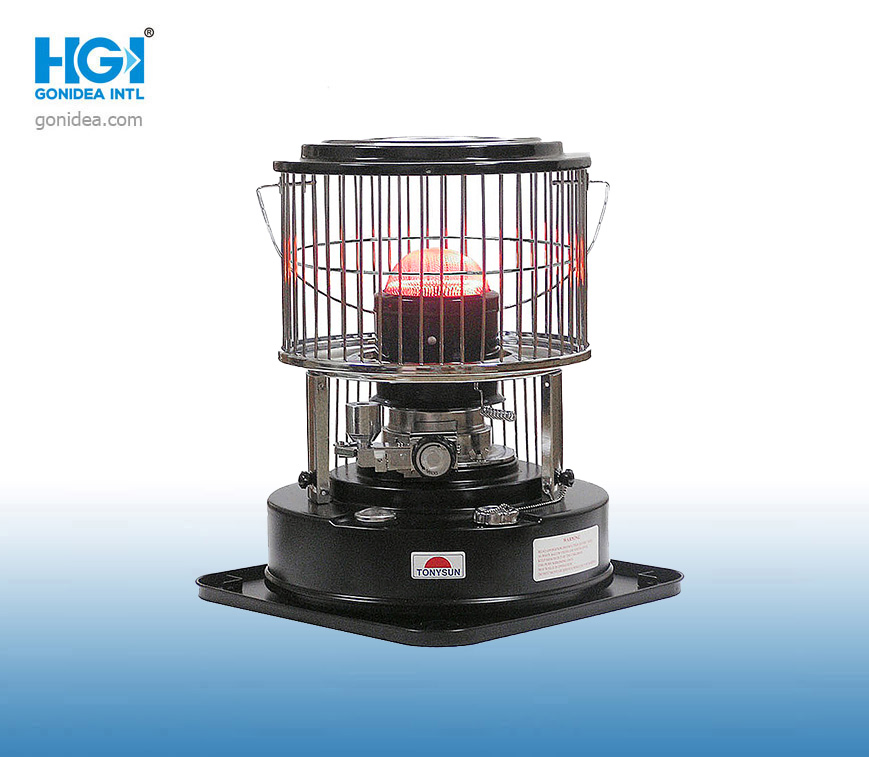 Triple Tank Portable Efficient Camping Stove 9800 BTU/H Home Kerosene Heater R95-C5