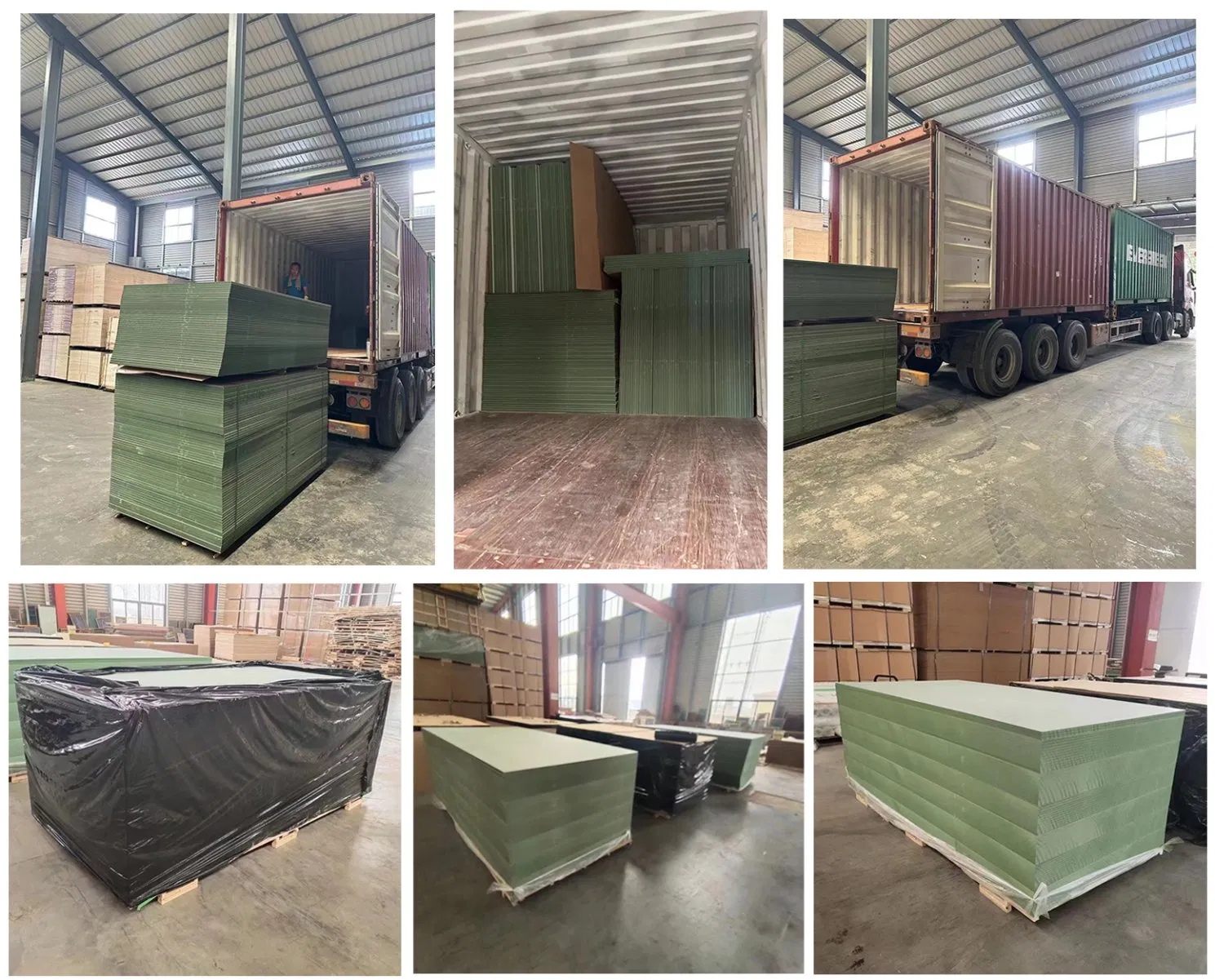 12/15/18mm MDF Hmr Green Melamine Board Waterproof Plain/Veneered/Melamine MDF for Wardrobe Board