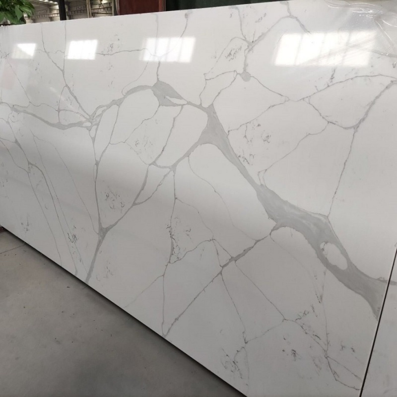 Artificial Calacatta Borghini Quartz for Countertop