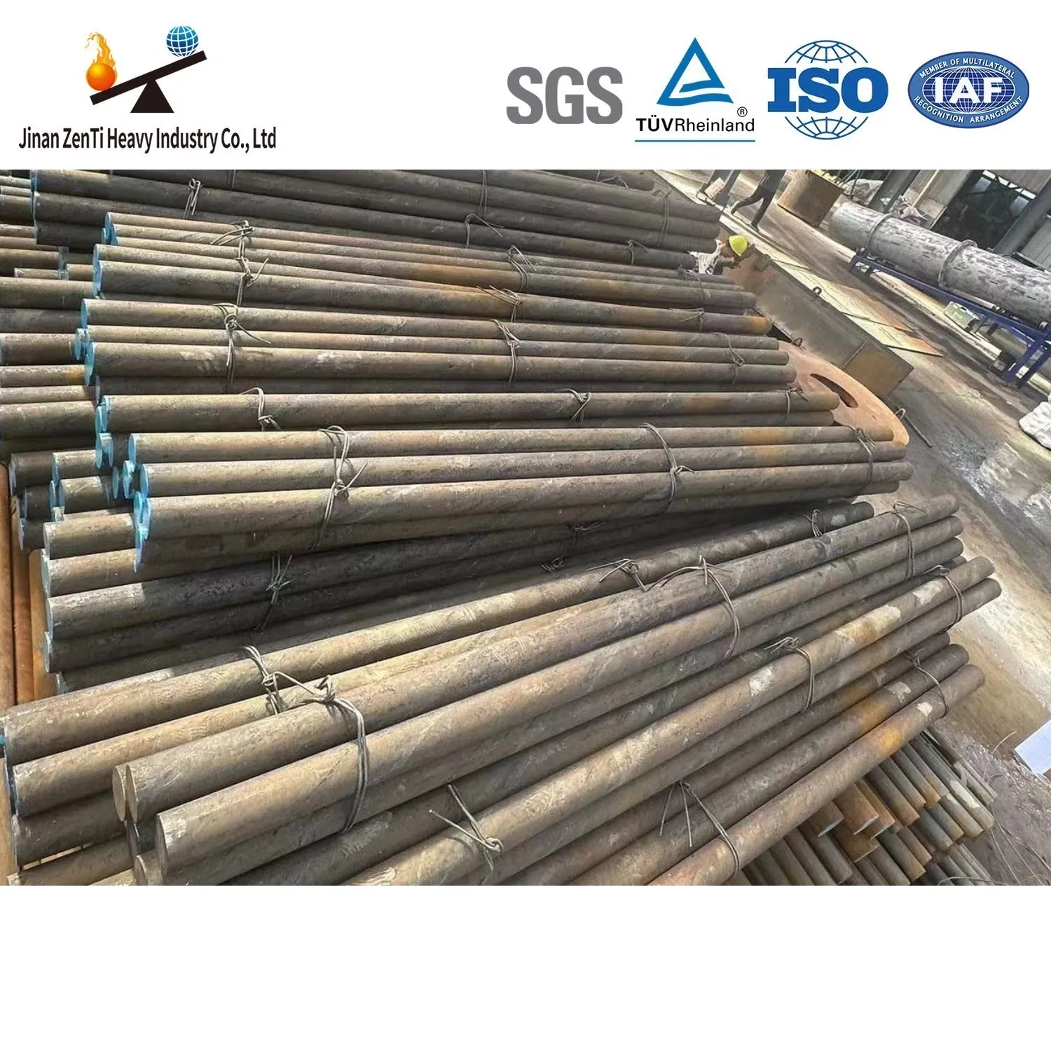 Стальные помольные стержни для цементных и химических заводов