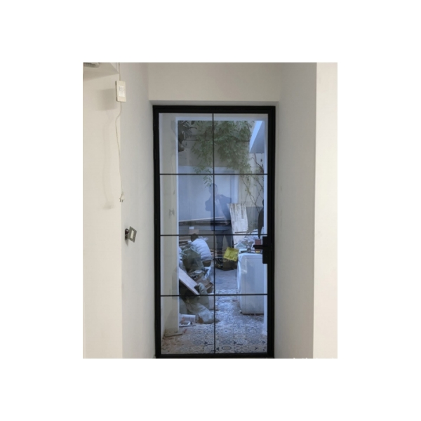 Orient Glass Doors America Popular Sophisticated Hotel Black Color Slim Frame Aluminum Doors