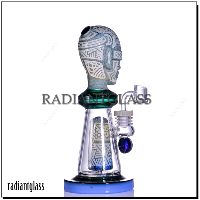 Blindfolded Sculpture Man Wholesale Crack Pipe Hookah Smoking Pipes New Trendy