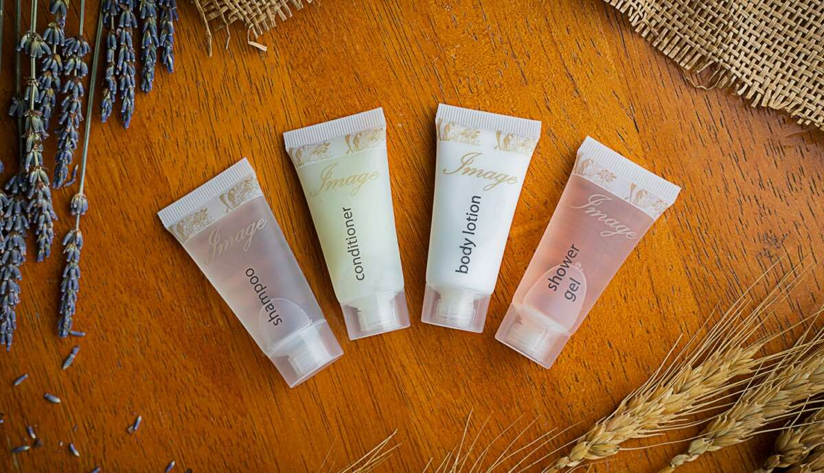 30ml Hotel Shampoo & Conditioner Body Wash Set Provide Tube Packaging