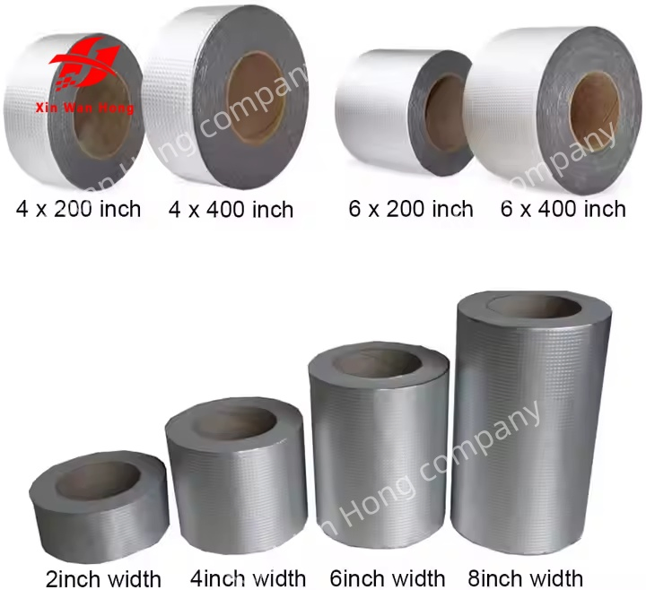 Endure High and Low Temperatures High Performance Butyl Rubber Tape Waterproof Sealing Self-Adhesive Butyl Tape