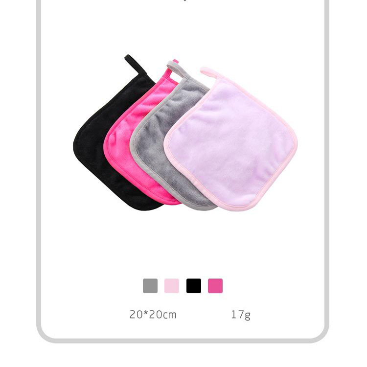 Microfiber Soft Square Skin Washing Cleansing Cloth Makeup Remove Towel