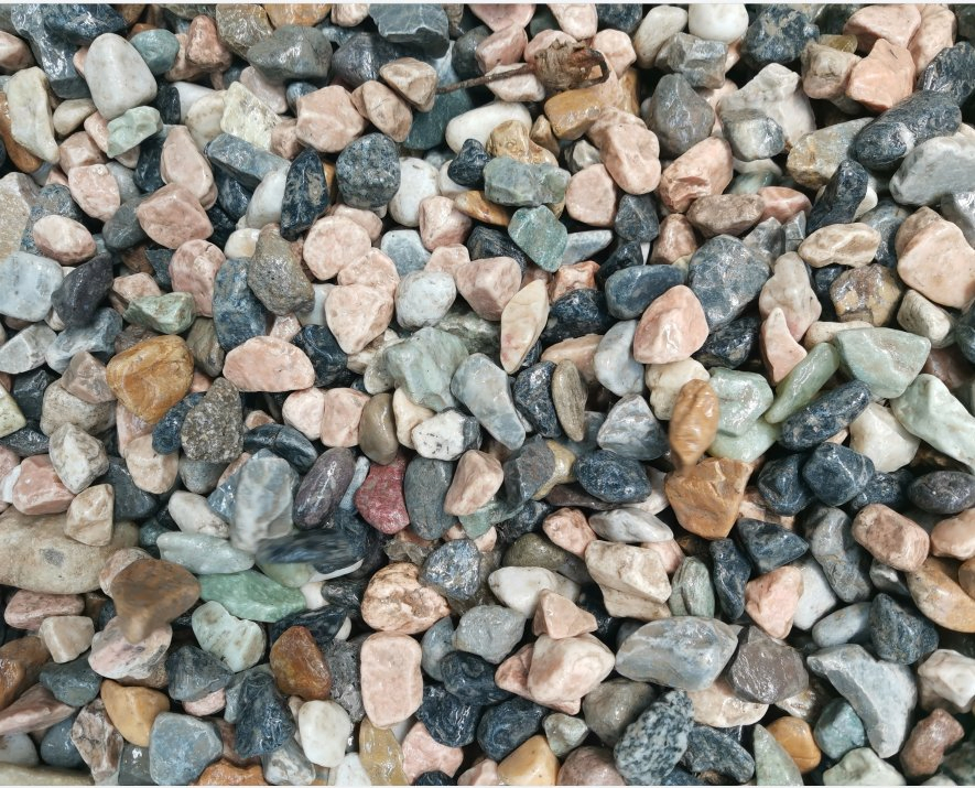 Multi Color Machine Pebble Stone for Garden Landscape Decoration Outdoor Project