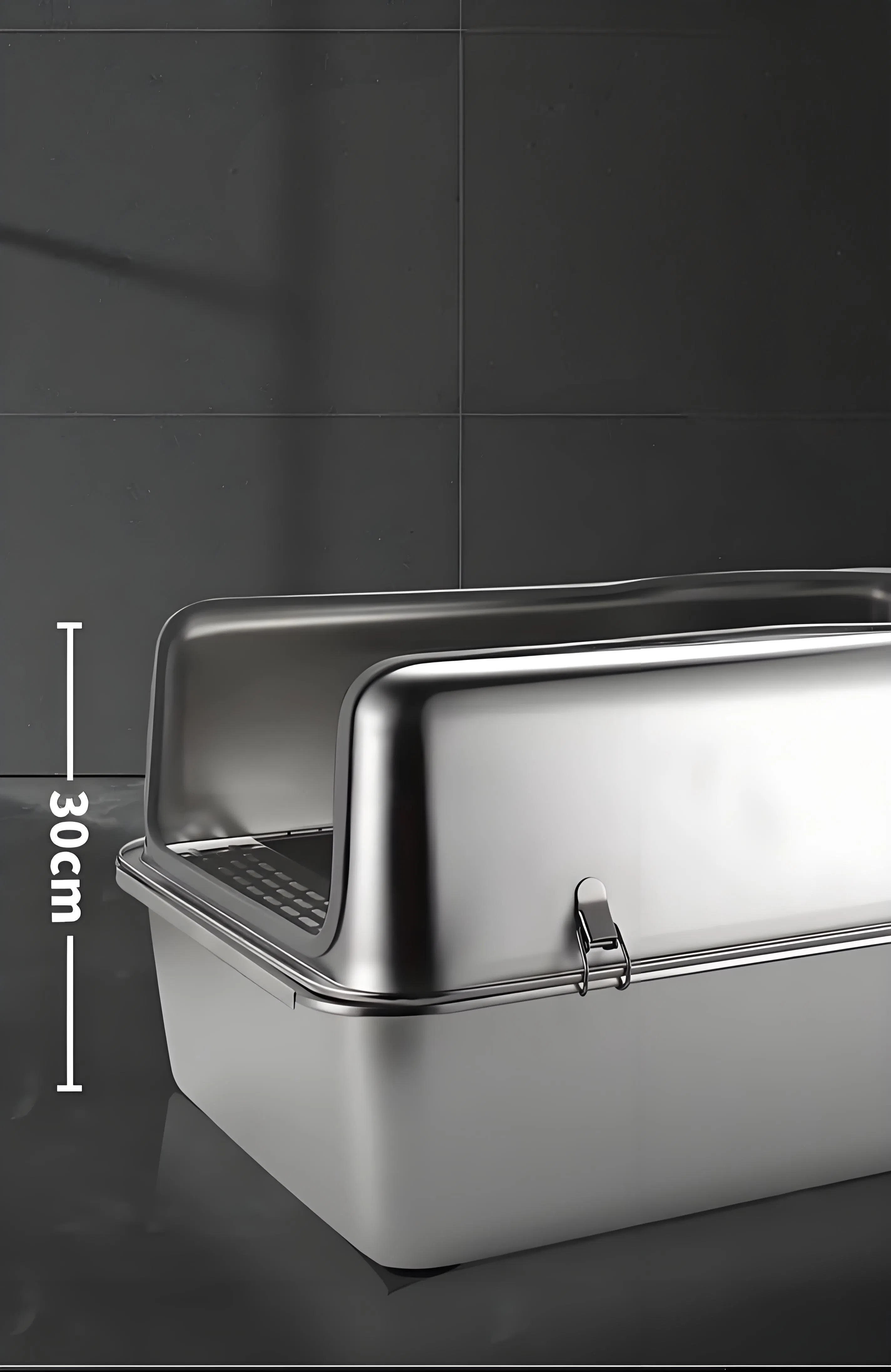 Easy-Clean Collapsible Cat Litter Box for Happy Pets