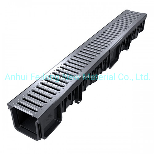 Outdoors Stainless Steel Grate Drains Profile Plastic Road Drainage Channel