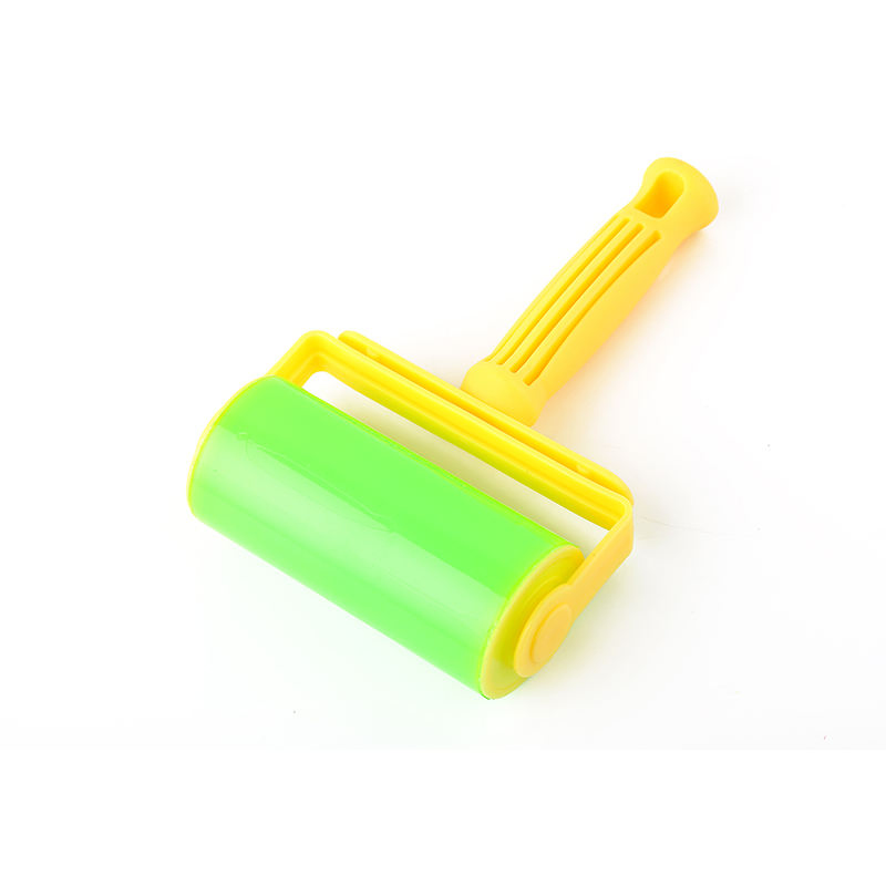 Household 10cm Adhesive Pet Hair Remover Clothes Dust Cleaning Sticky Washable Reusable Gel Silicone Lint Roller