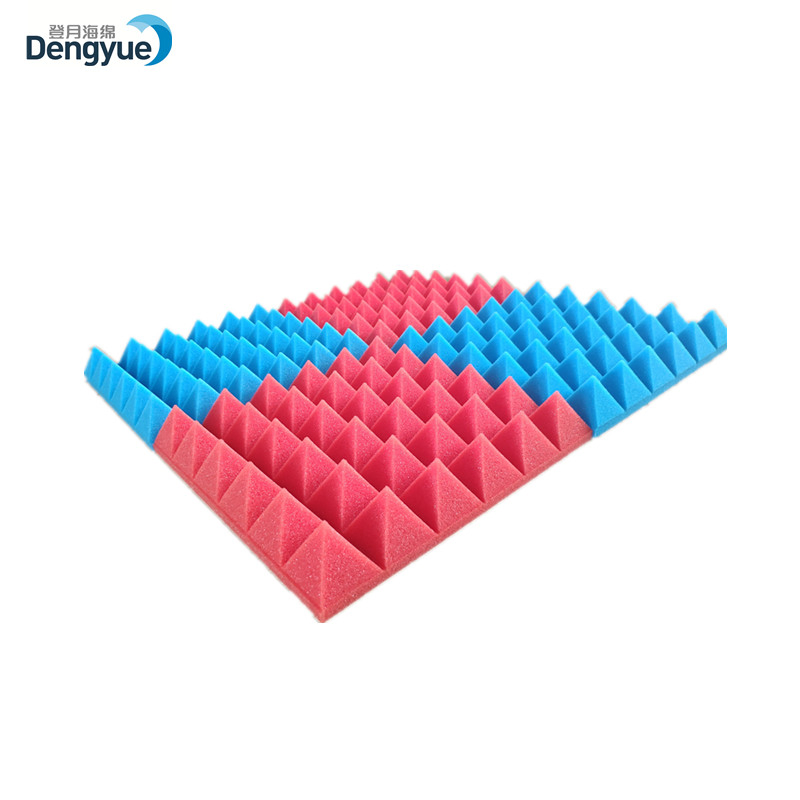 Pyramid Shape Heat Insulation Soundproof Acoustic Material Acoustic Panels PU Foam
