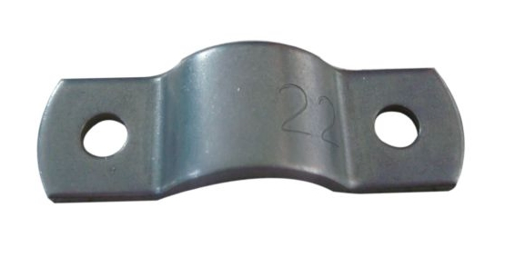 Пружинная металлическая клипса для труб