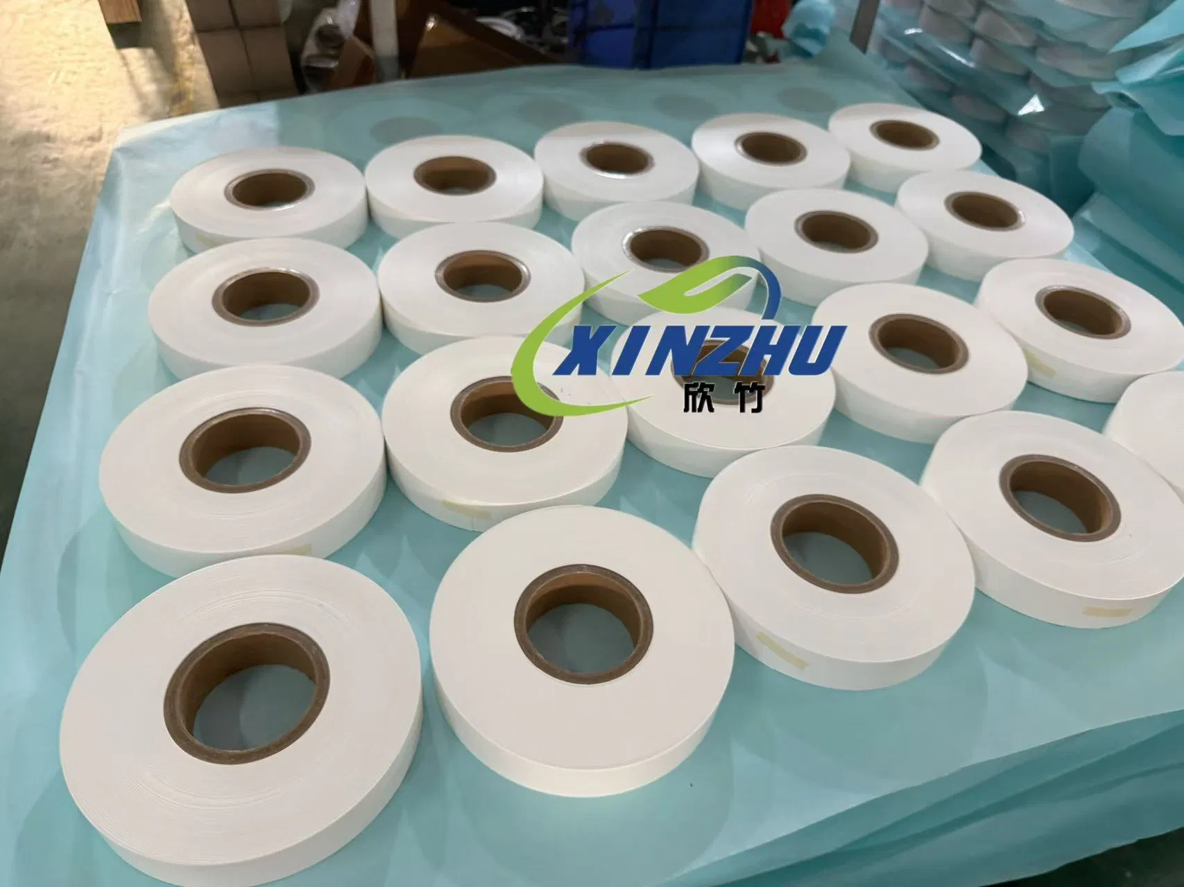 Custom Size Linerless Direct Thermal Adhesive Label Stickers for Supermarket