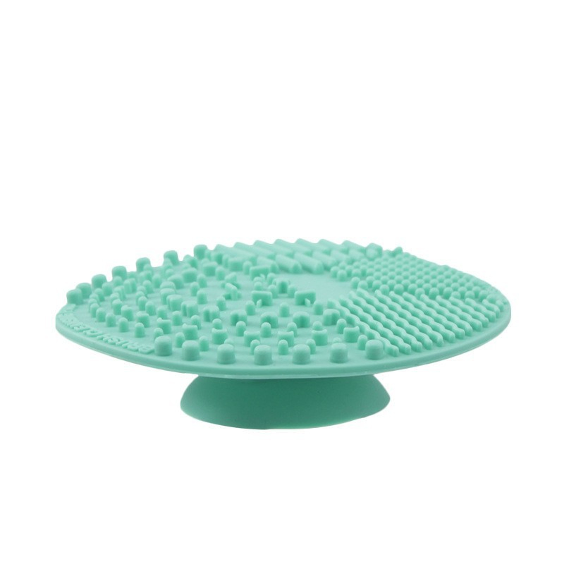 Brush Cleaning Mat Silicone Makeup Cleaning Mat Portable Washing Tool Brush Scrubber Cosmetic Brush Cleaner with Suction Cup