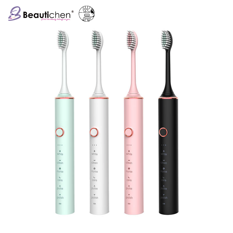 Beautichen Ipx7 Waterproof Electric Toothbrush with Timer Feature