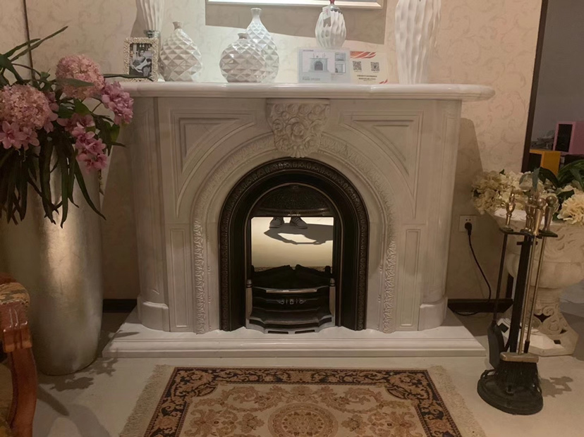 Nature Stone Marble Fireplace