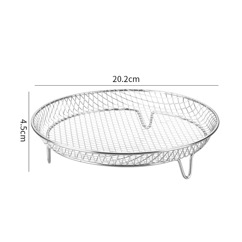 Stainless Steel Air Fryer Basket and Tray for Grilling Oven Air Fryer Mesh Strainer