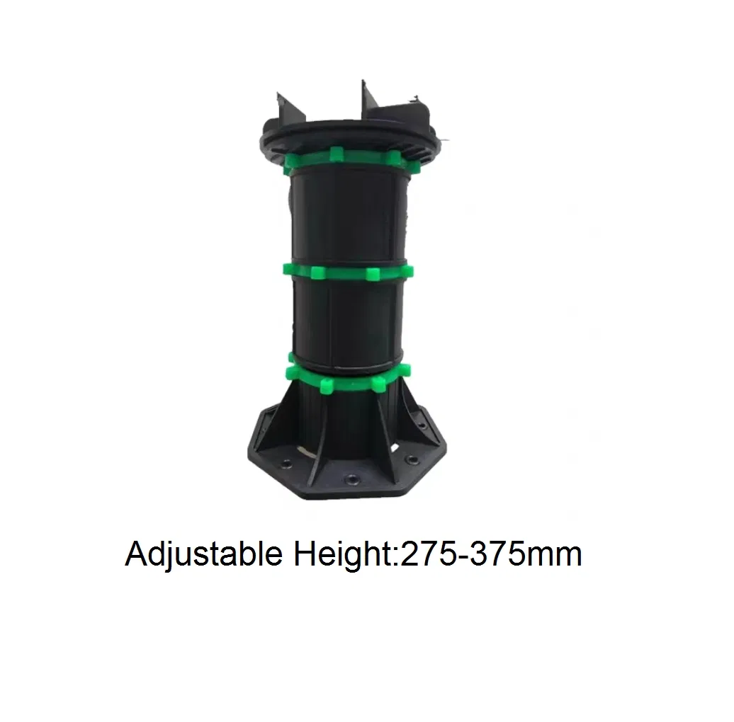 Adjustable Self-Leveling Engineered Plastic Pedestal for Decking Board