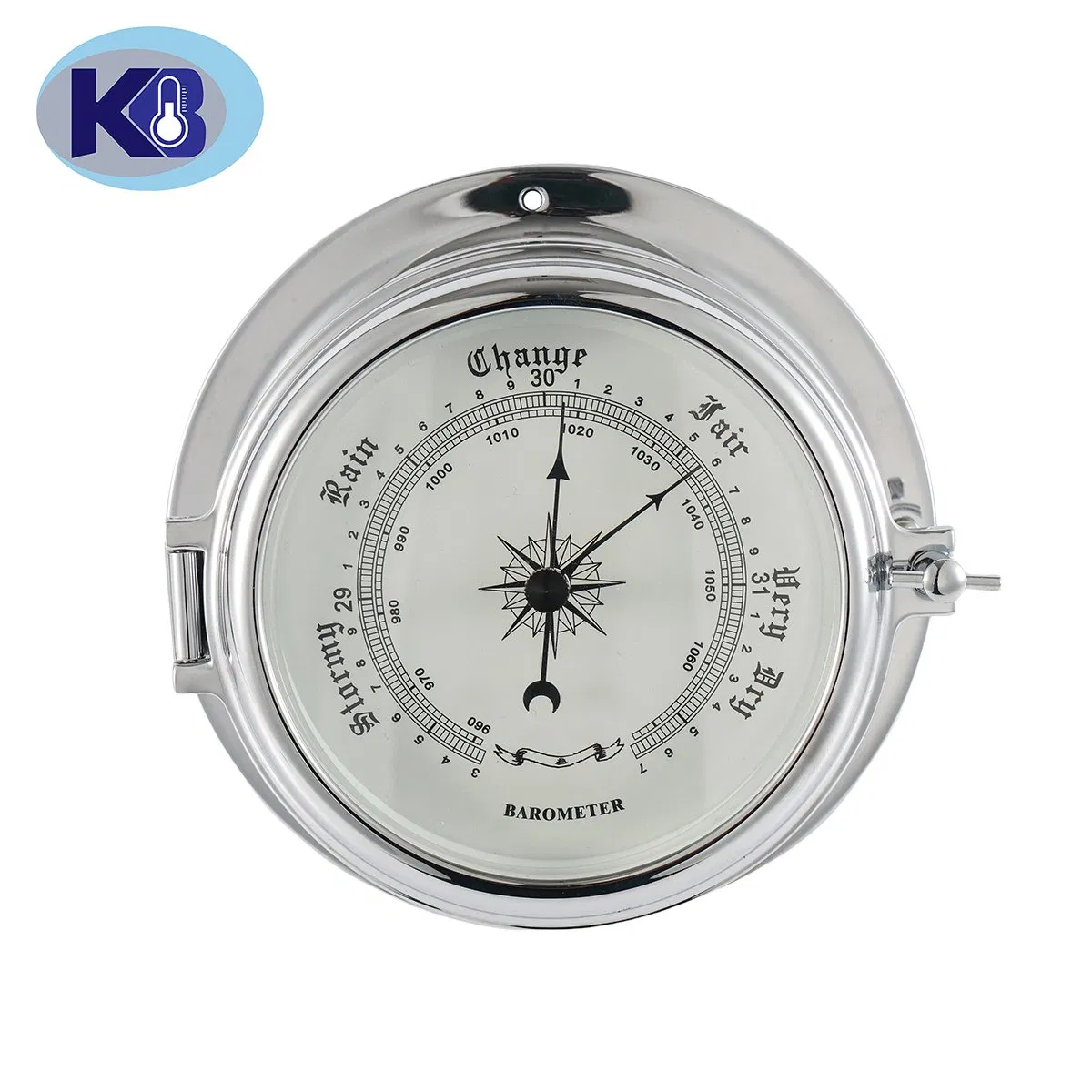 Stylish Nautical Quartz Clock Featuring Elegant Roman Numerals