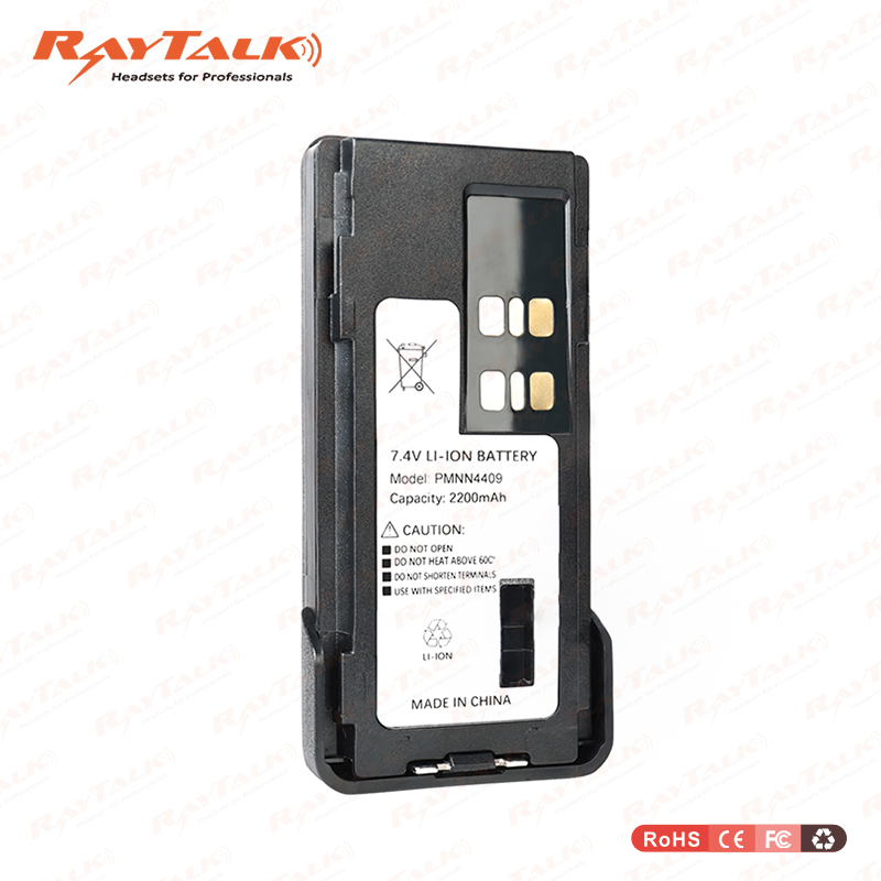 Raytalk Pmnn4409 Two Way Radio Battery 2500mAh Li-ion for Gp328dxpr3300xpr3500xpr7500 Dp4601/4801