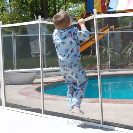 Removable Child Safety Swimming Pool Fence Easy DIY Installation 4FT. High Inground Pool Mesh Fence