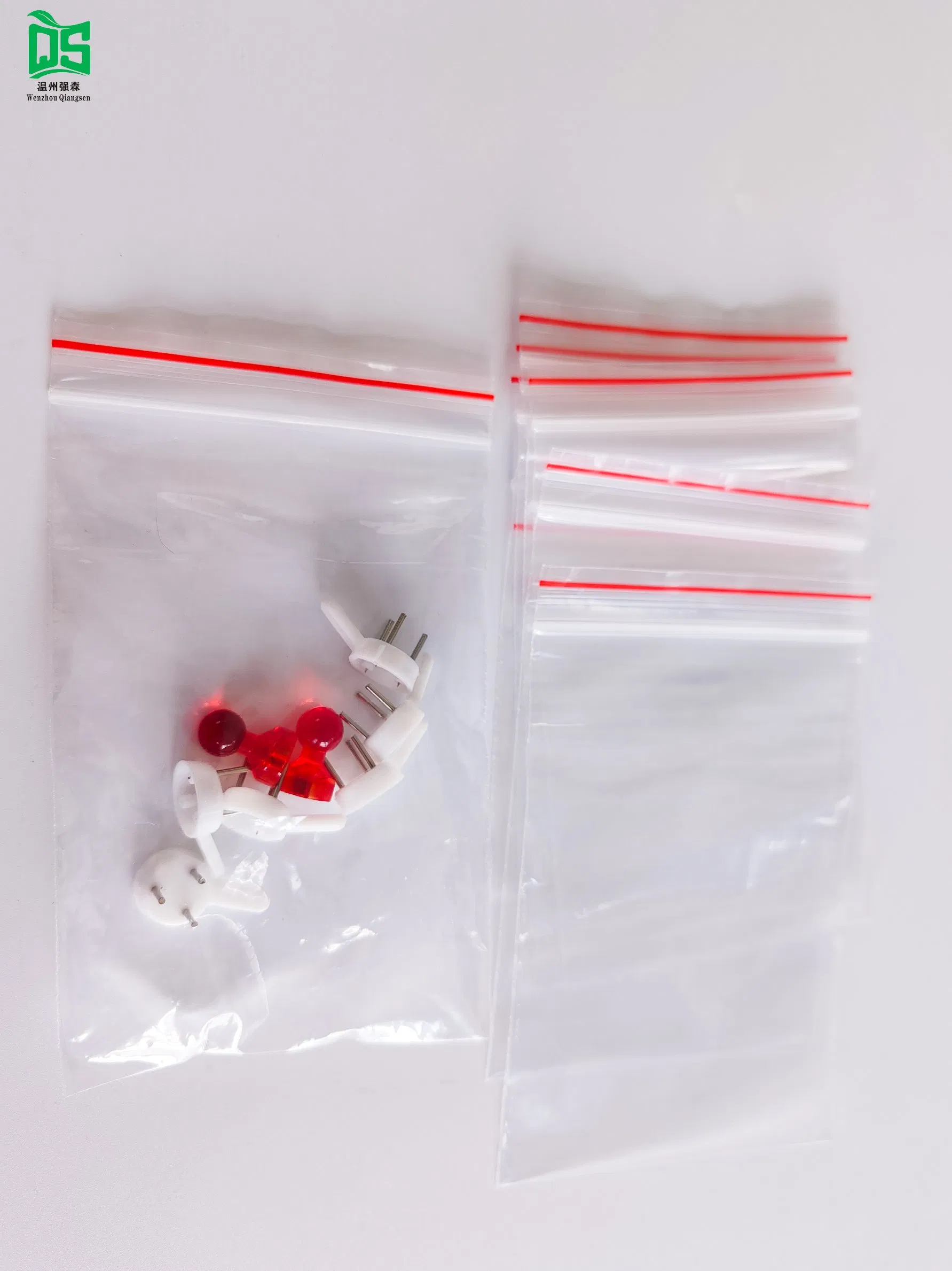 Customized Printed Disposable PE Zip Lock Freezer Bags with Paper Box Packaging