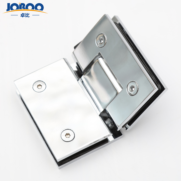 Premium Chrome Glass to Glass Hinge for Frameless Design