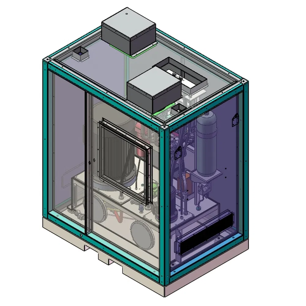 OEM ODM Custom Industrial Metal Soundproof Room for Noise Reduction Control
