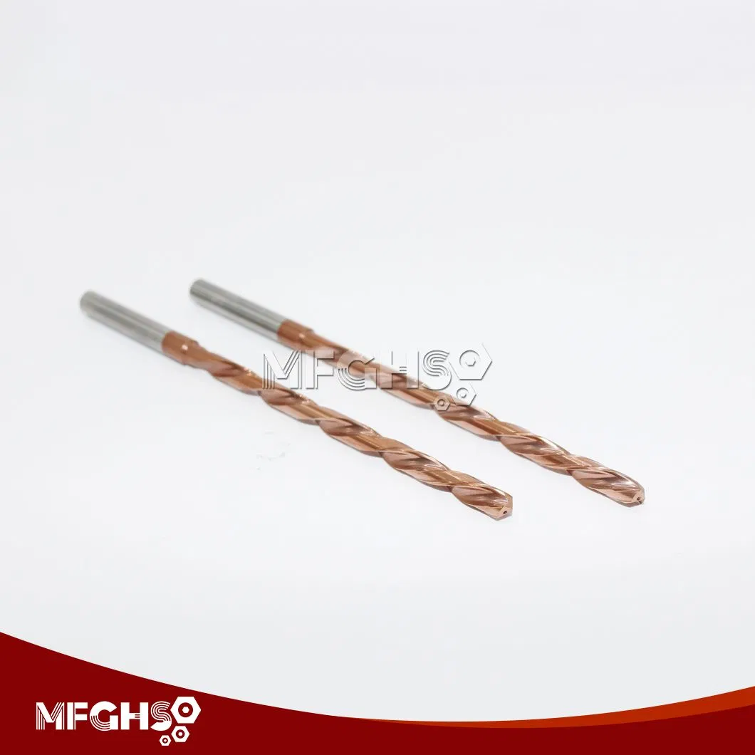 2.05mm 2.75mm Solid Tungsten Threaded Shank Adapter Carbide Drill Bits for Metal