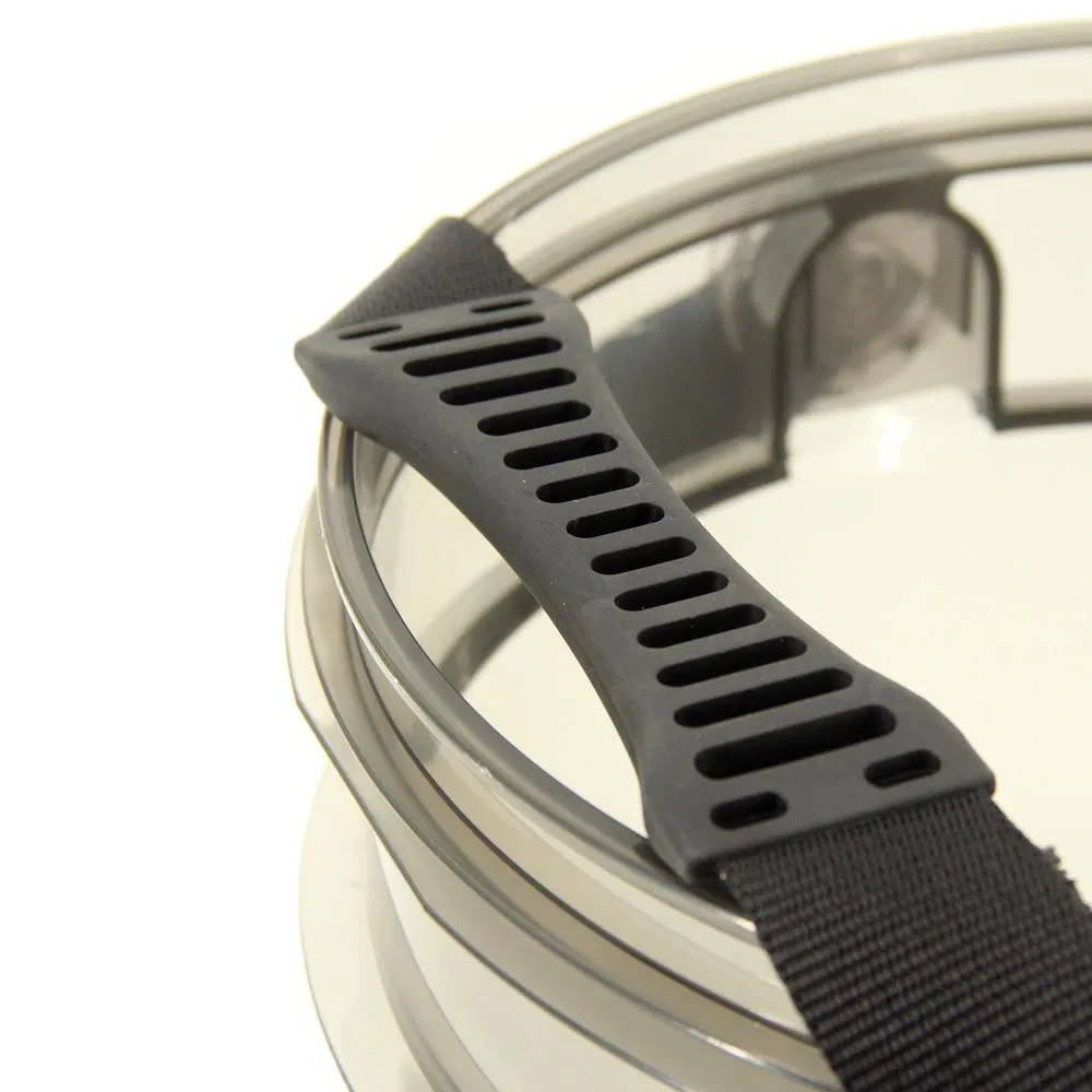 Factory Supply Custom Portable Pet Car Washing Bucket Plastic Black Transparent Bucket with Lid for Car Detailing