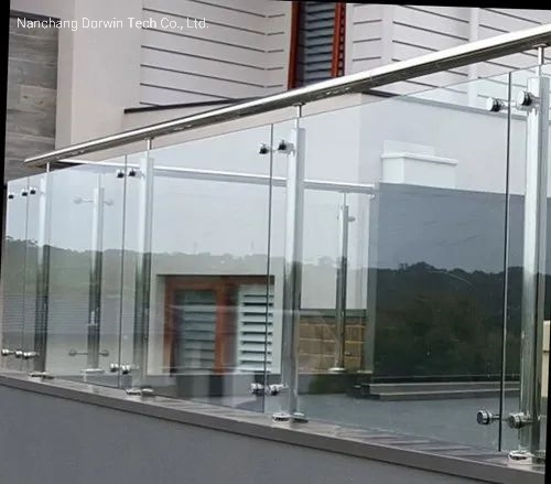 CE Nfrc Balcony Patio Stainless Steel Glass Fencing Handrail Balustrade Enclosure