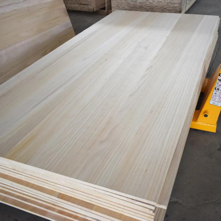 Paulownia Splice Wood Plank Is Not Easy to Split Paulownia Plank Various Sizes Paulownia Splice Solid Wood Decorative Plank