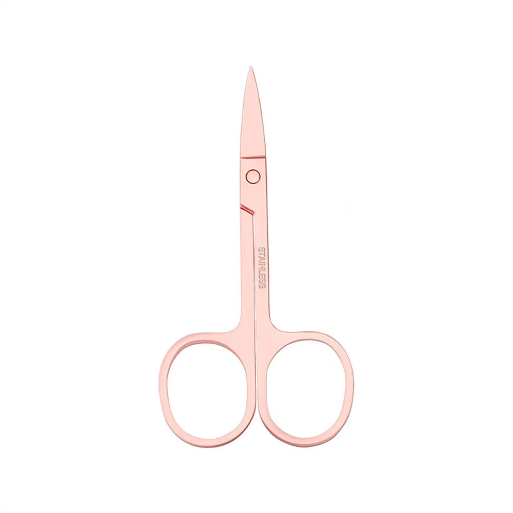 Sharp Stainless Steel Eyelash Scissor Makeup Eyebrow Scissor