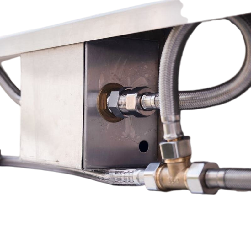 Customized Pedestal Floor Standing Sensor Stainless Steel Urinal for School Pavilion