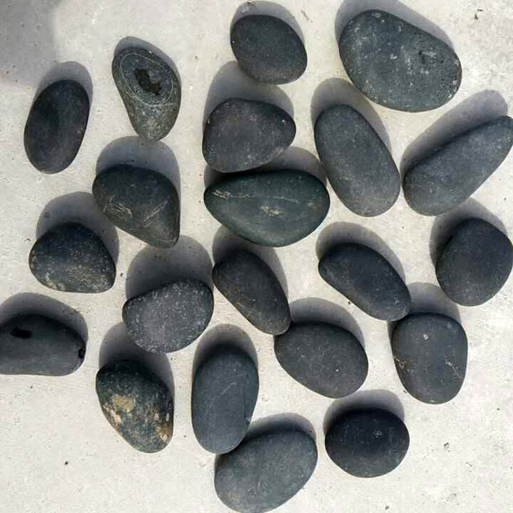 2-3cm Black Natural Pebble Stone