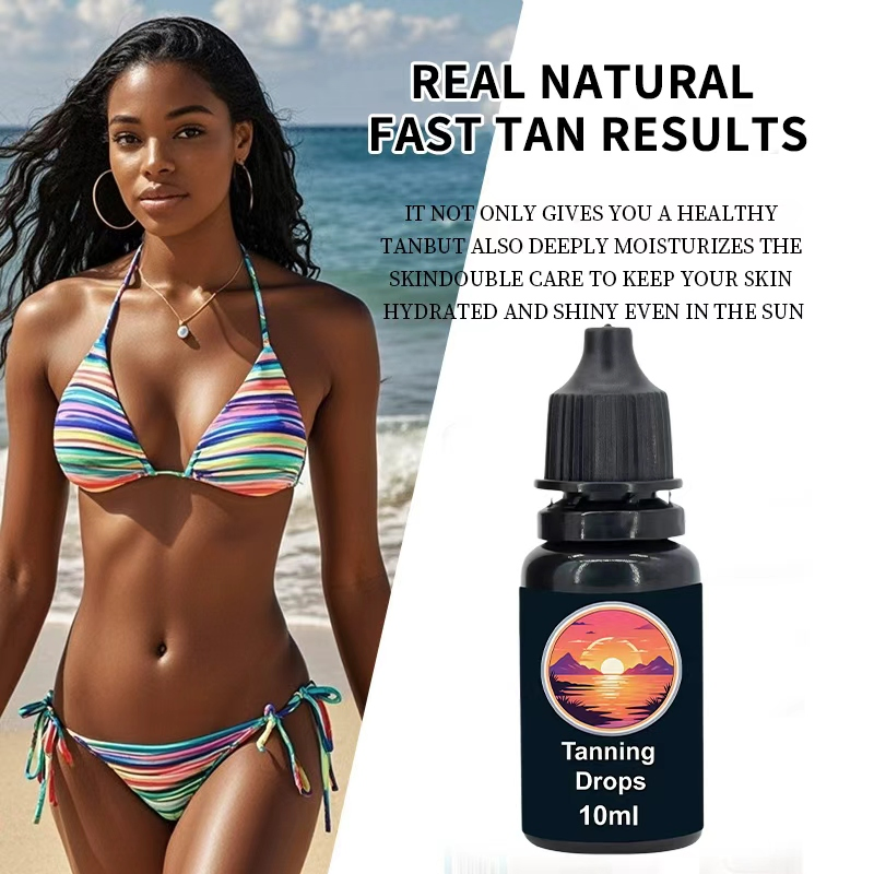 Natural Skin Enhancing Oral Liquid Drops Sunless Tanning Drink