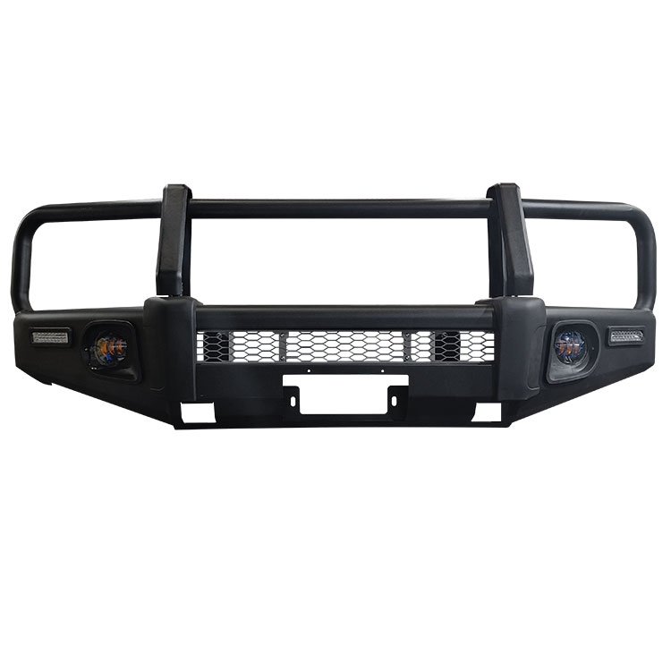 Стальной силовой бампер для Toyota Land Cruiser LC100, LC120, LC76