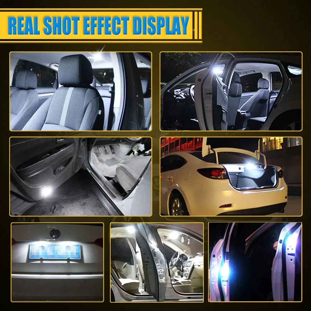 Светодиодная лампа Festoon 2835 для салона авто, 31-41мм