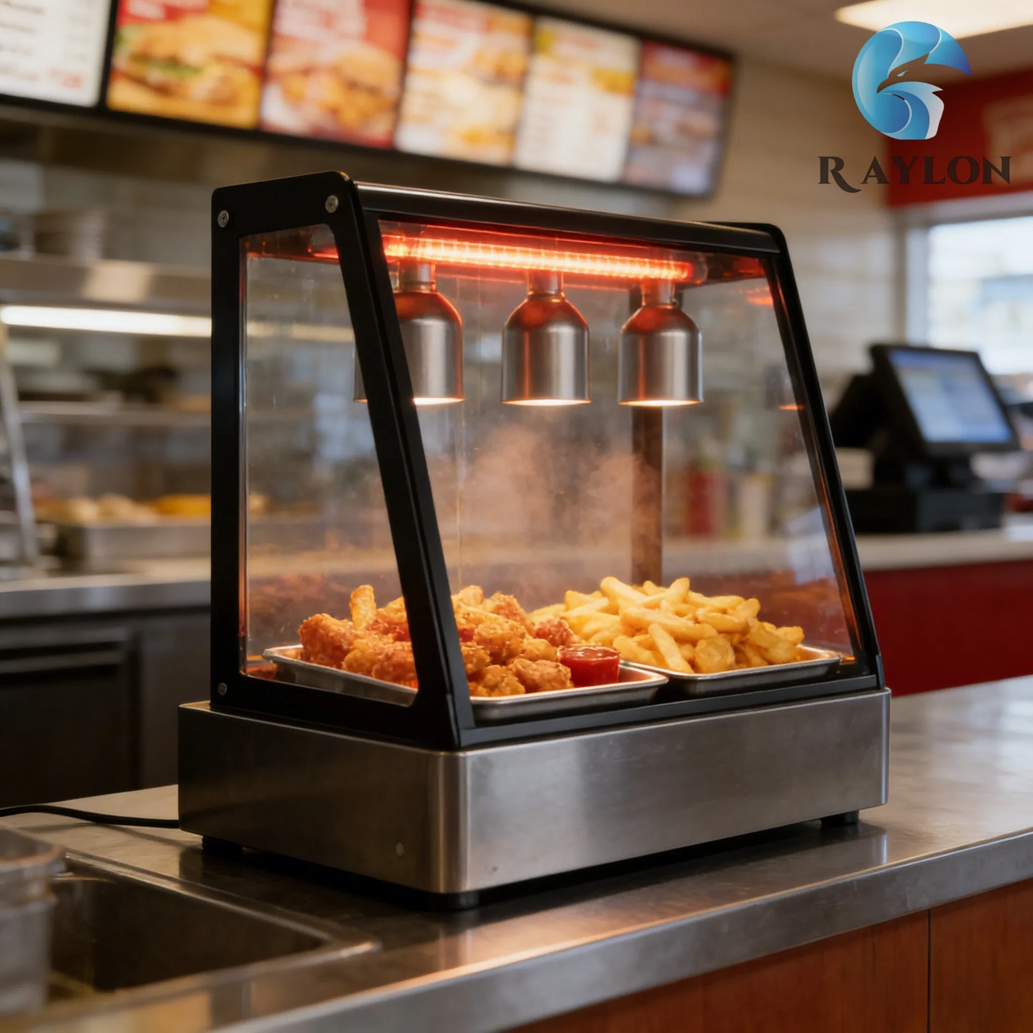 Stainless Steel Commercial Kitchen Equipment Food Display Warmer for Restaurant