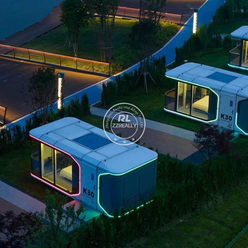 Sleeping Bedroom Modern Portable Luxury Prefabricated Container Mobile Space Capsule Room Space Capsule Container House