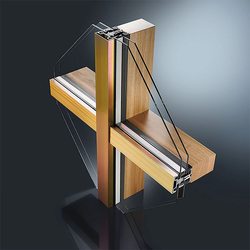 Premium American Triple Glazed Aluminum Curtain Wall System