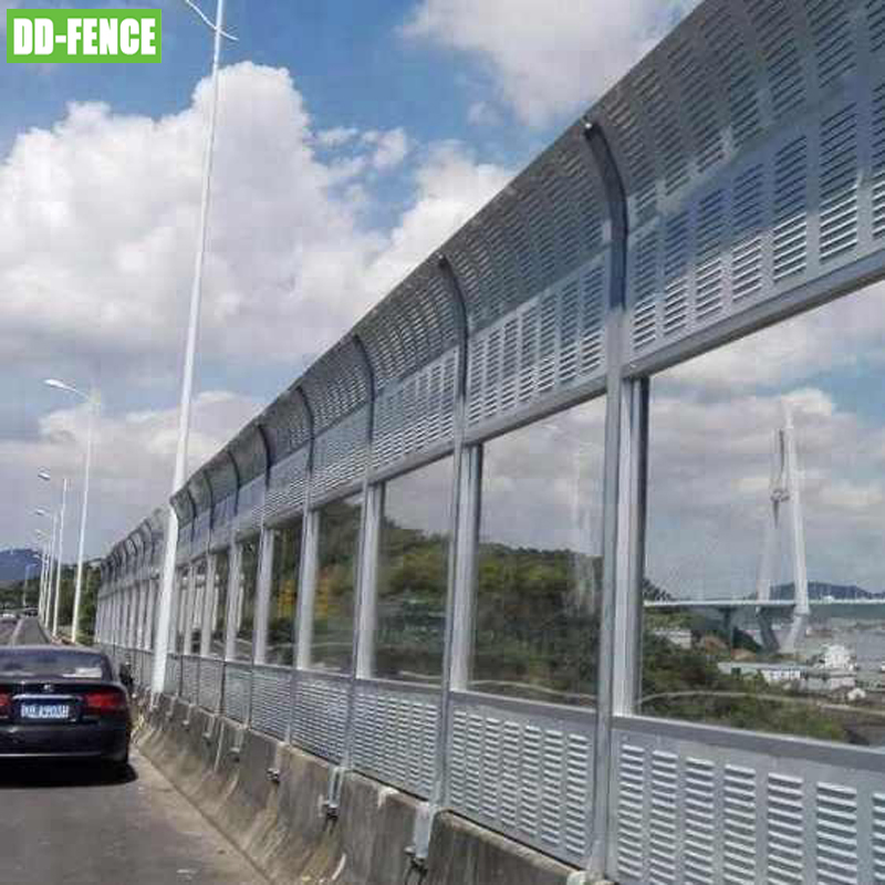 Acrylic Noise Barrier Walls Sound Proof Fencing Residential Noise Reduce Steel Panel Sound Acoustic Barrier Wall for Malaysia